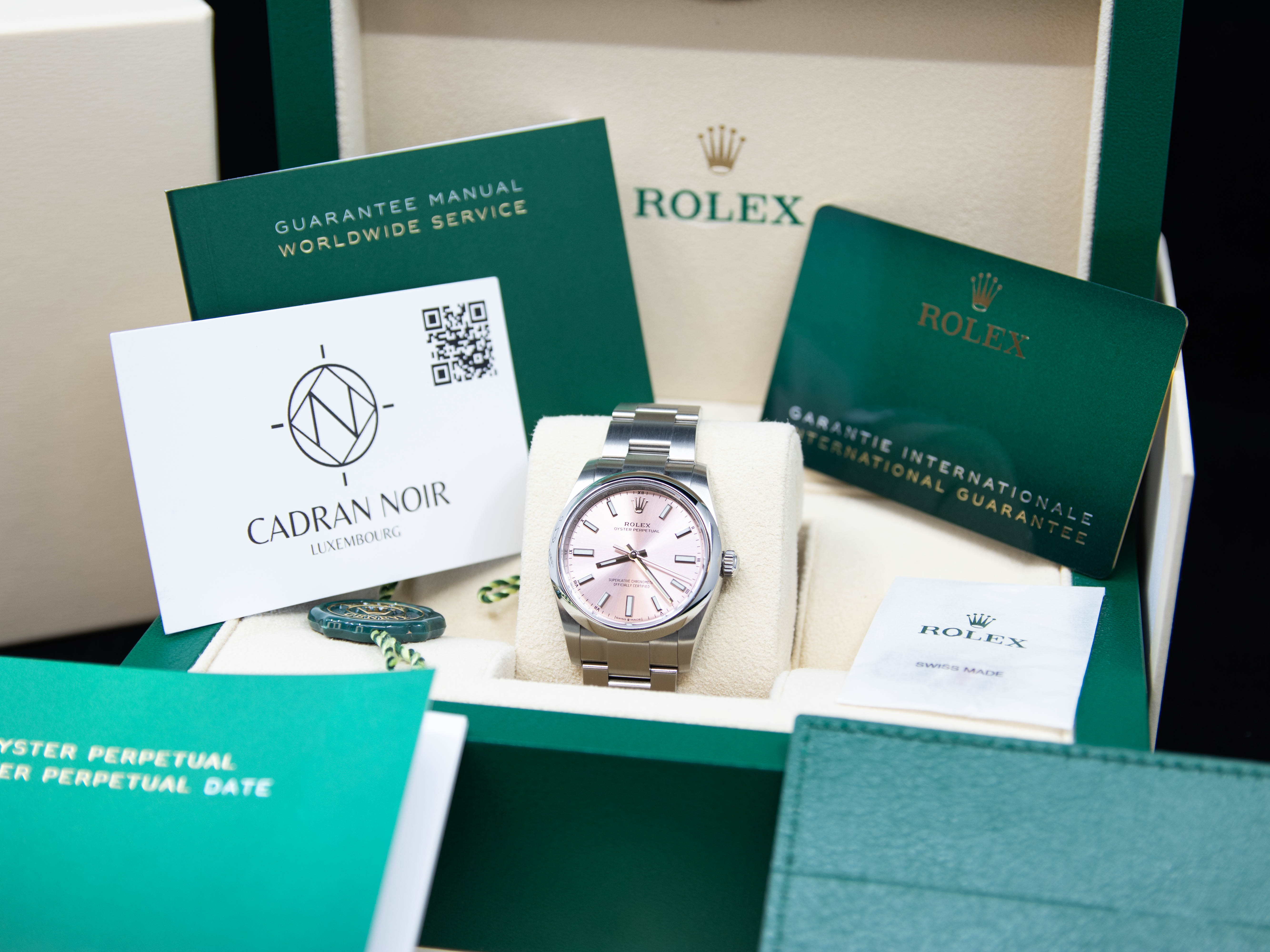 Oyster Perpetual Pink Dial 04/2024 ref.124200