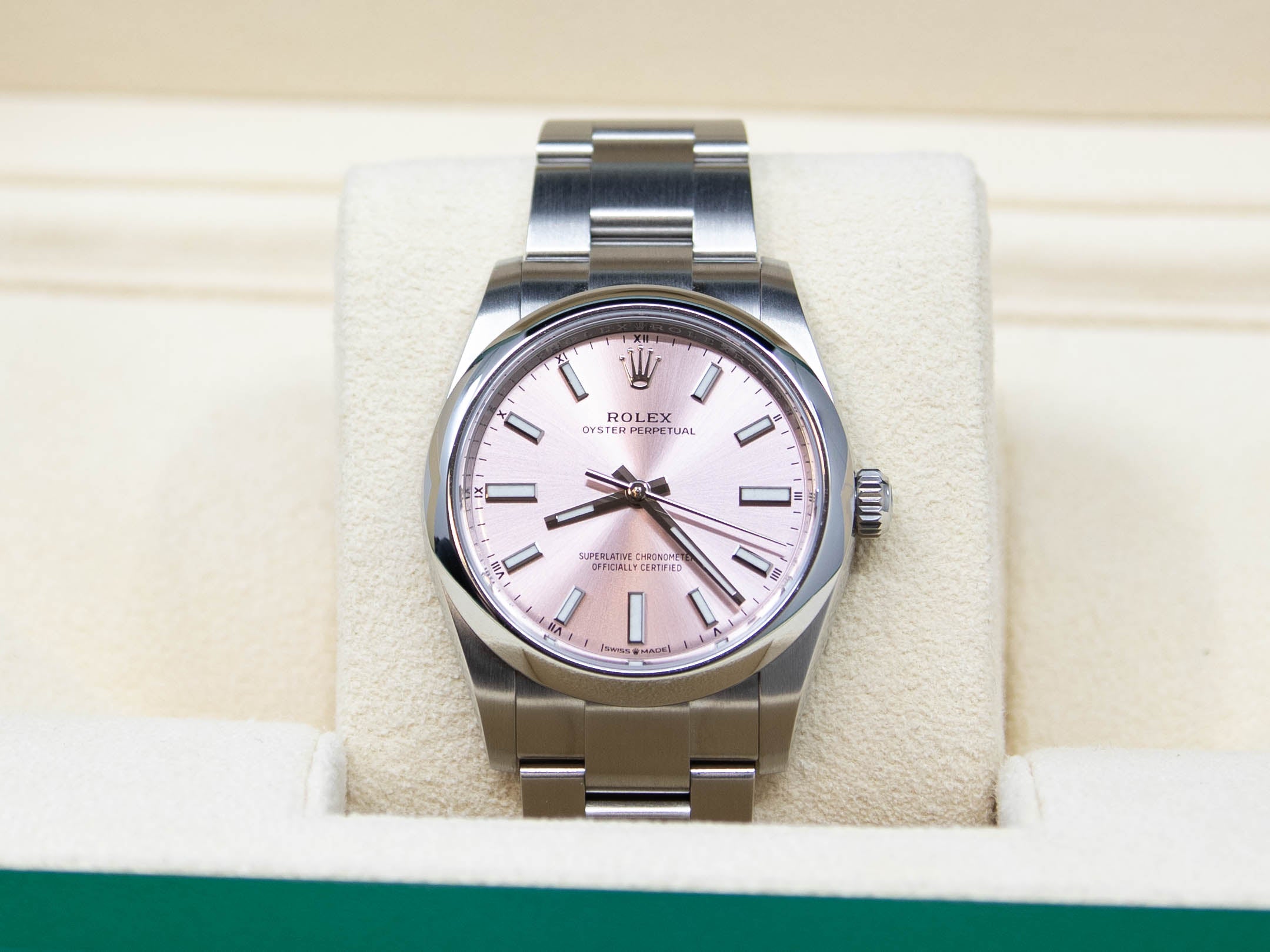 Oyster Perpetual Pink Dial 04/2024 ref.124200