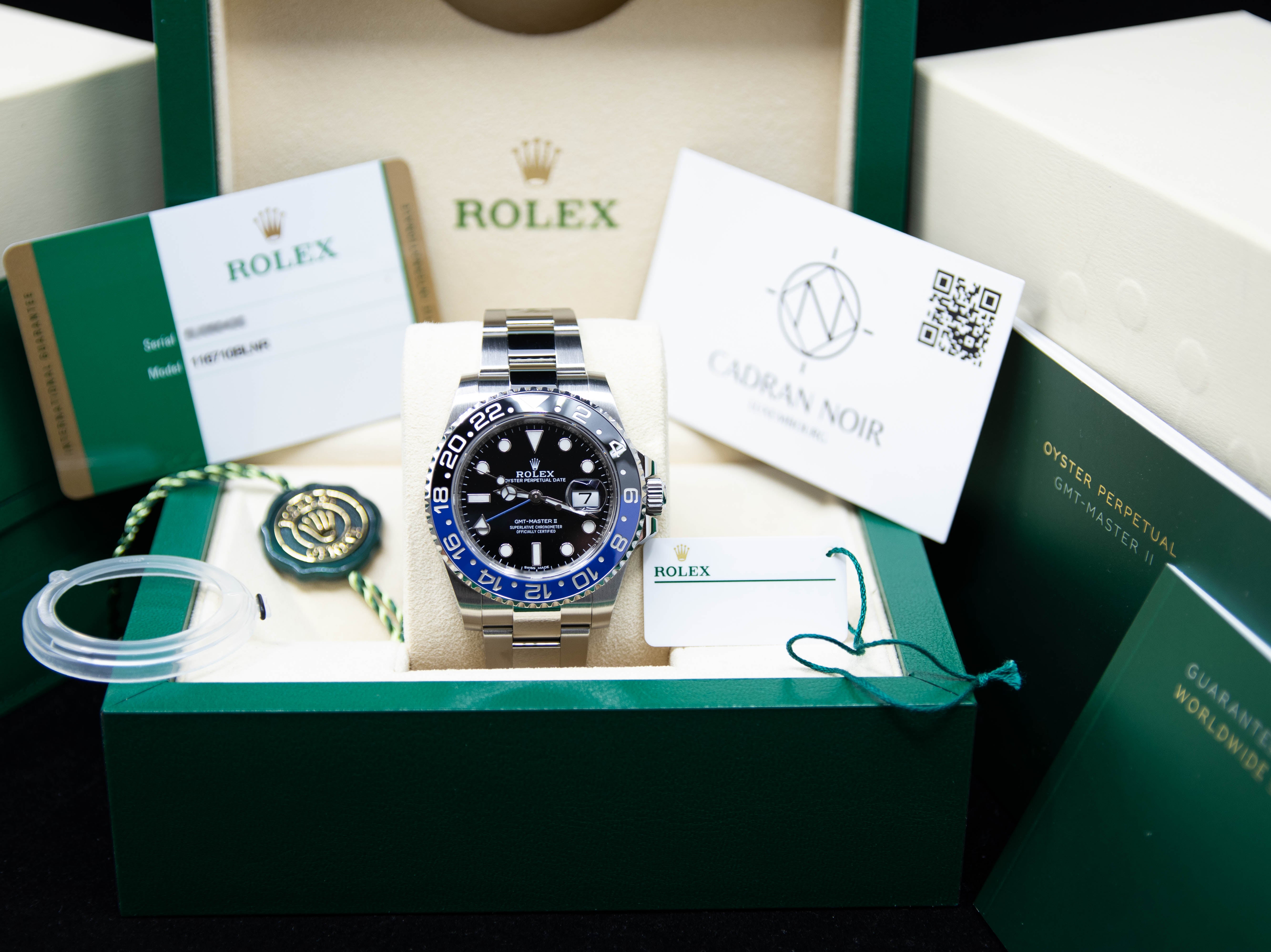 GMT-MASTER II ref.116710BLNR 10/2017