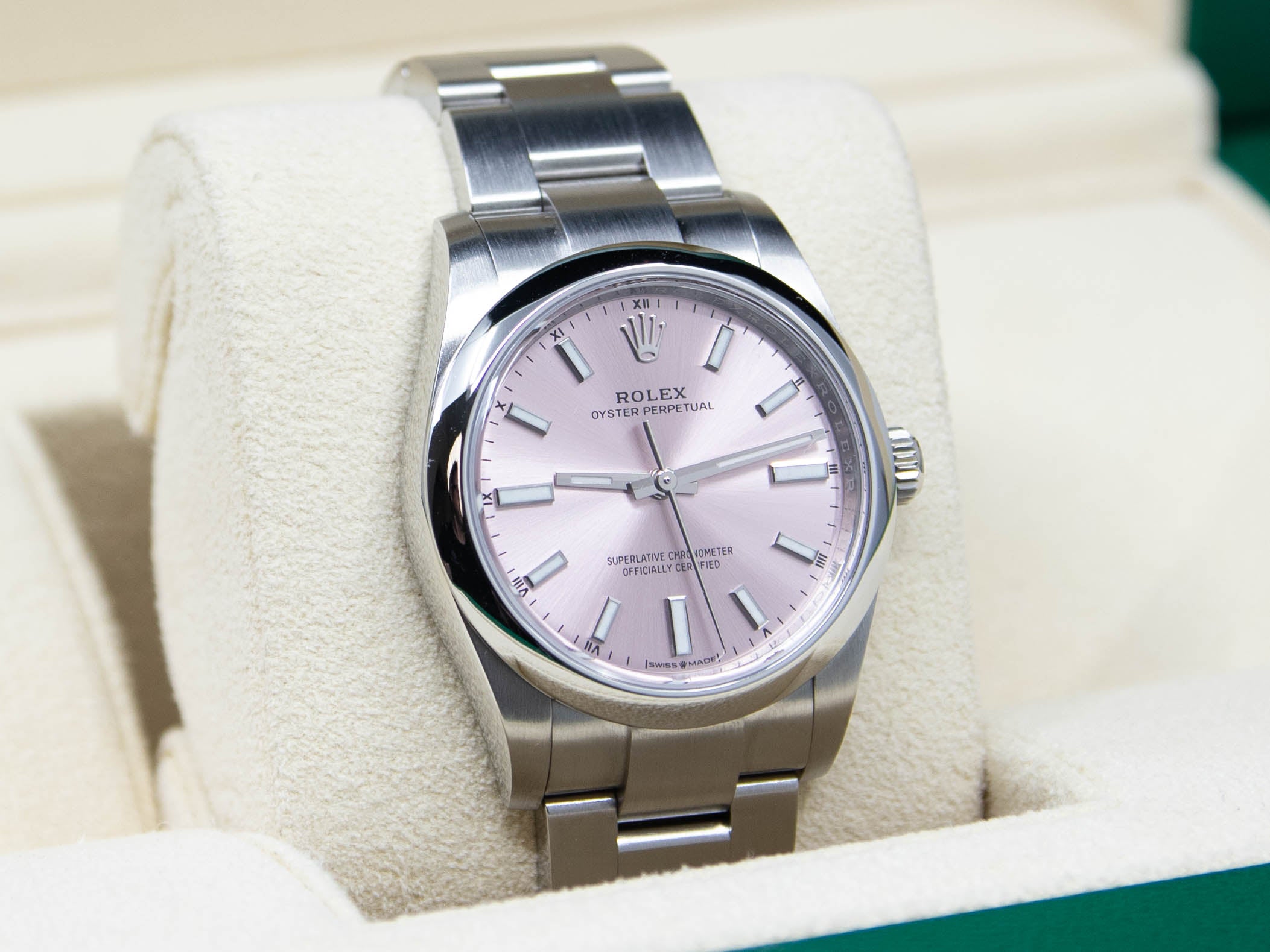 Oyster Perpetual Pink Dial 04/2024 ref.124200