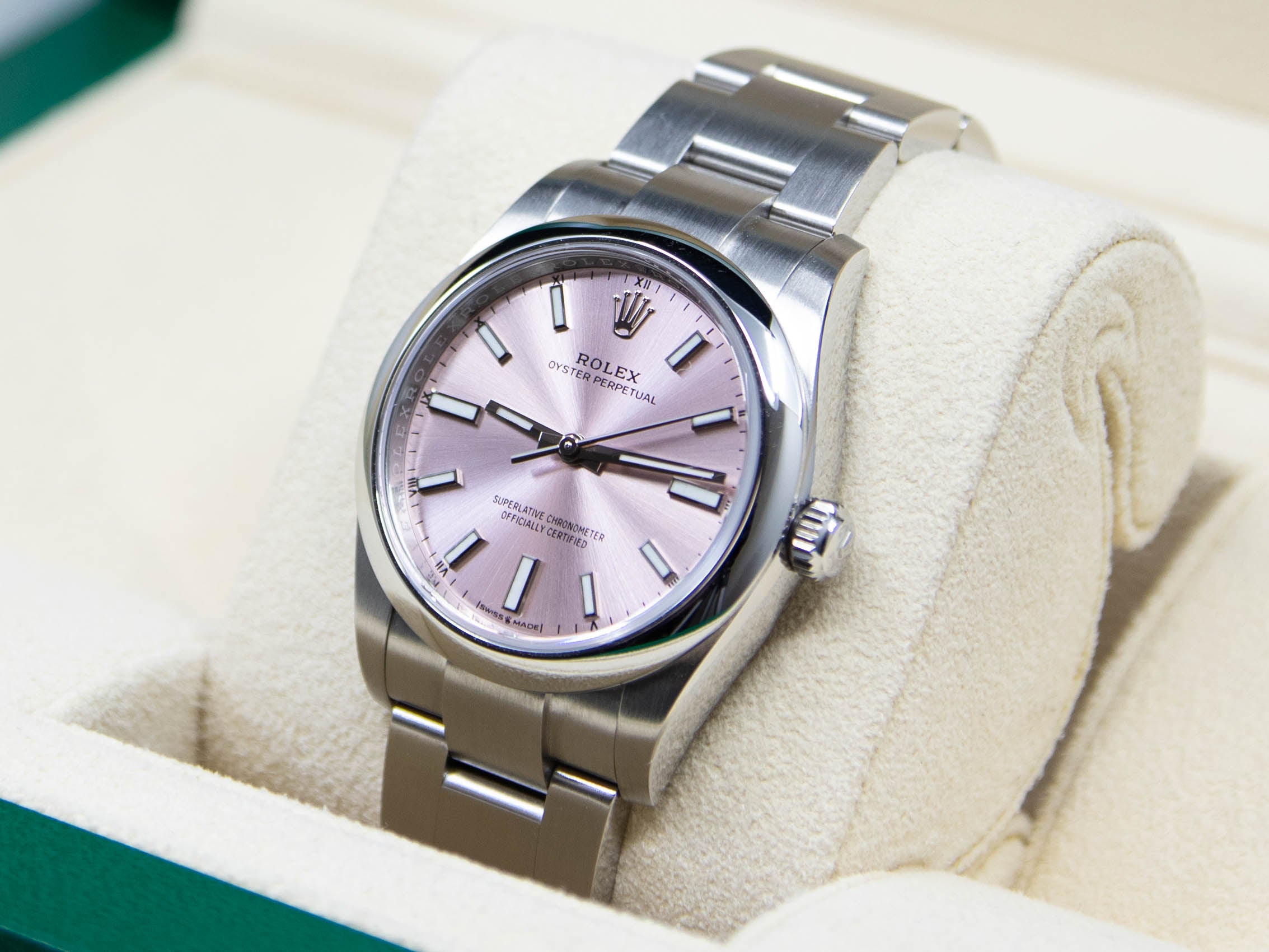 Oyster Perpetual Pink Dial 04/2024 ref.124200