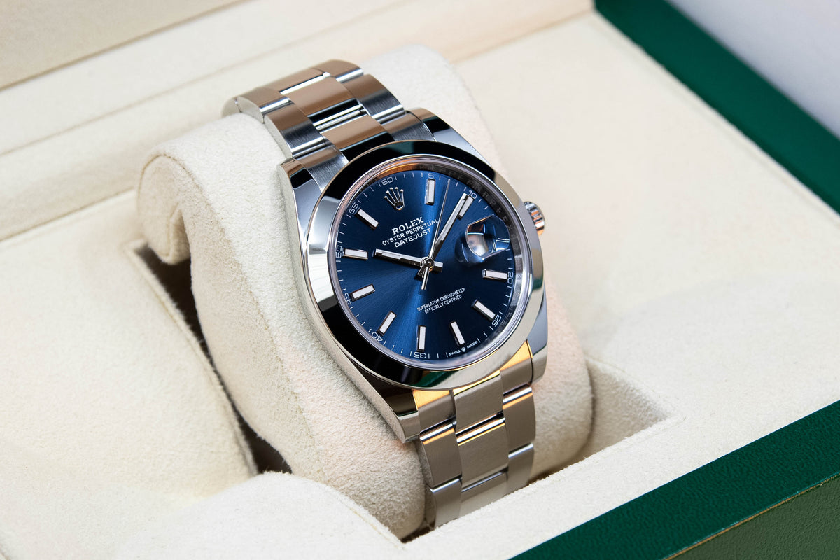 Datejust 41 blue Dial 05/2022 ref.126300