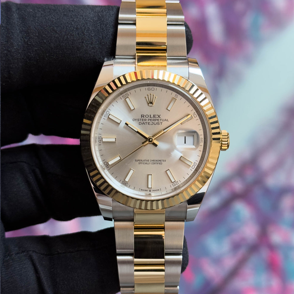 DATEJUST 41MM OYSTER CADRAN ARGENTÉ 11/2024 réf.126333