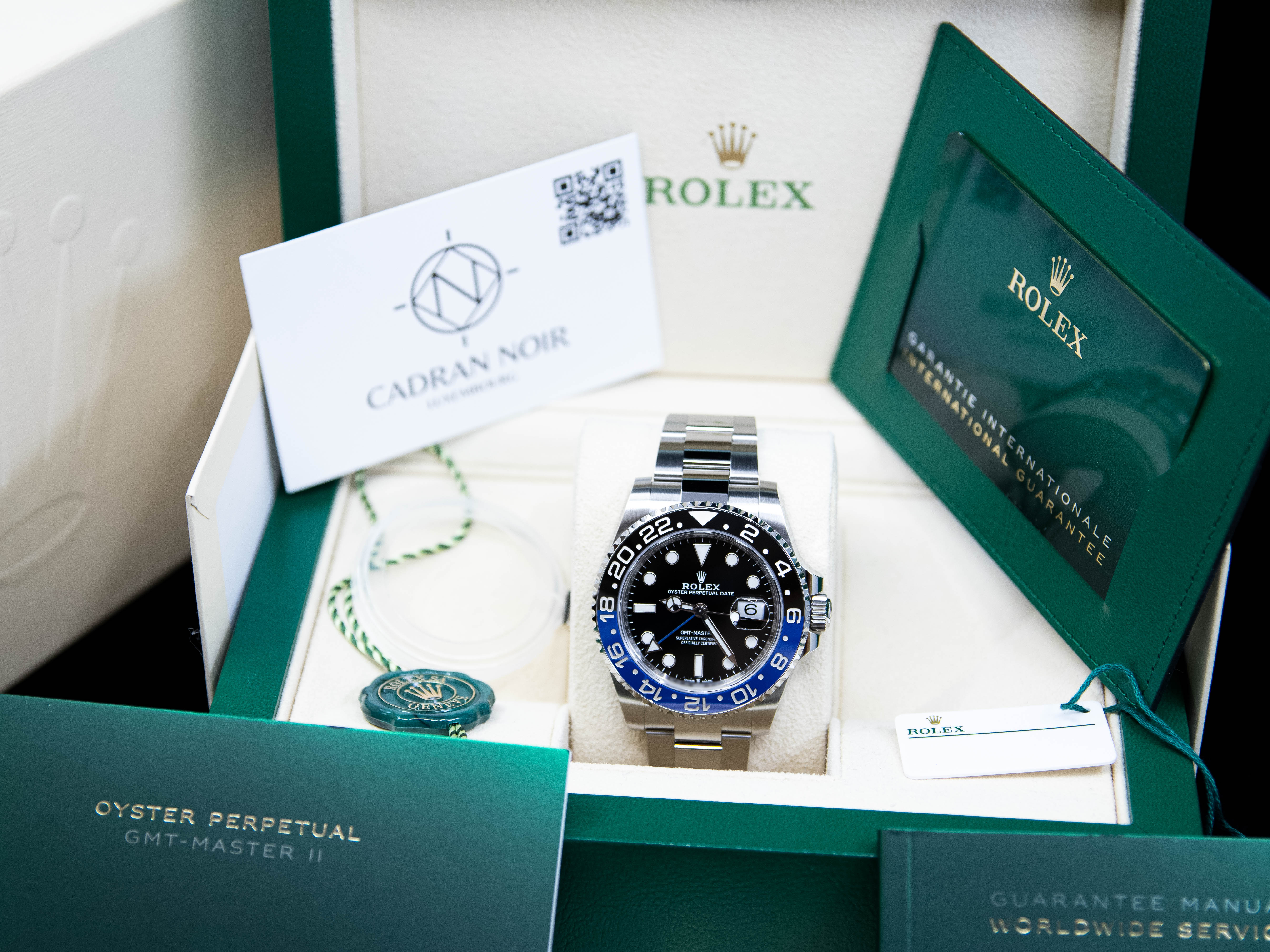 GMT Master II "Batman" 40mm Acier 12/2021 réf.126710BLNR