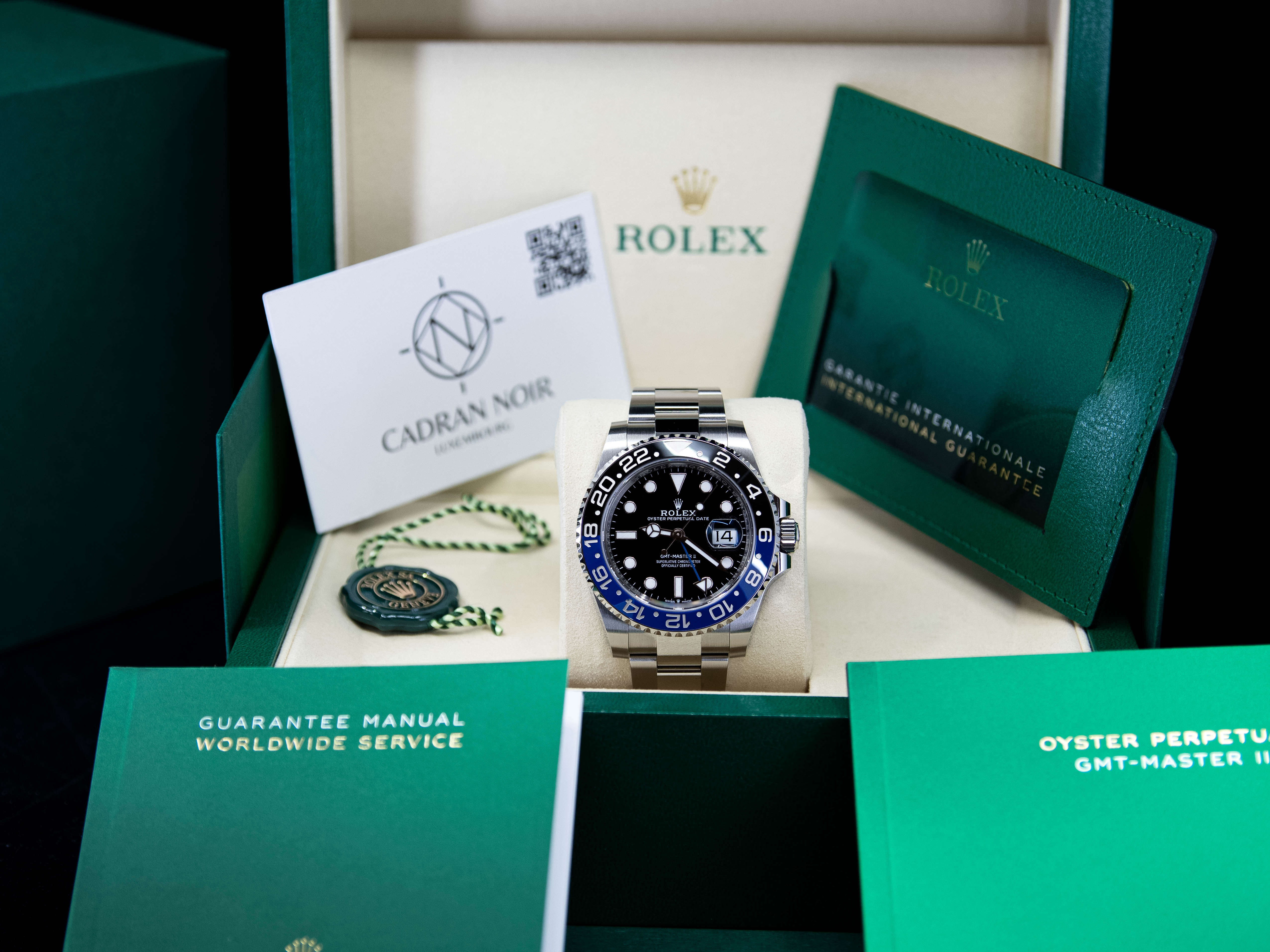 GMT Master II "Batman" 40mm Stainless Steel 09/2025 ref.126710BLNR