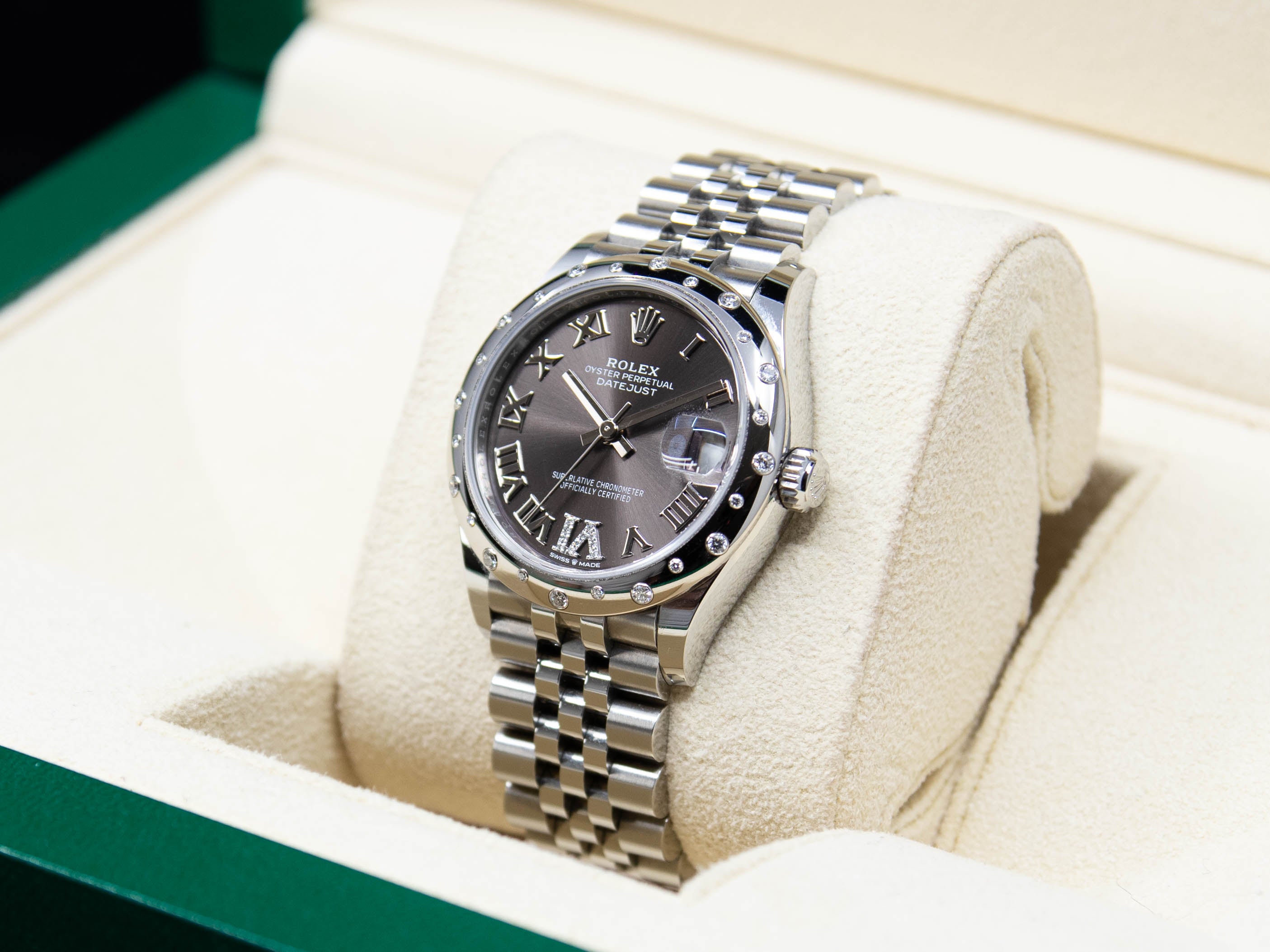 DATEJUST 31MM ROMAN STAINLESS STEEL 07/2023 ref.278344RBR