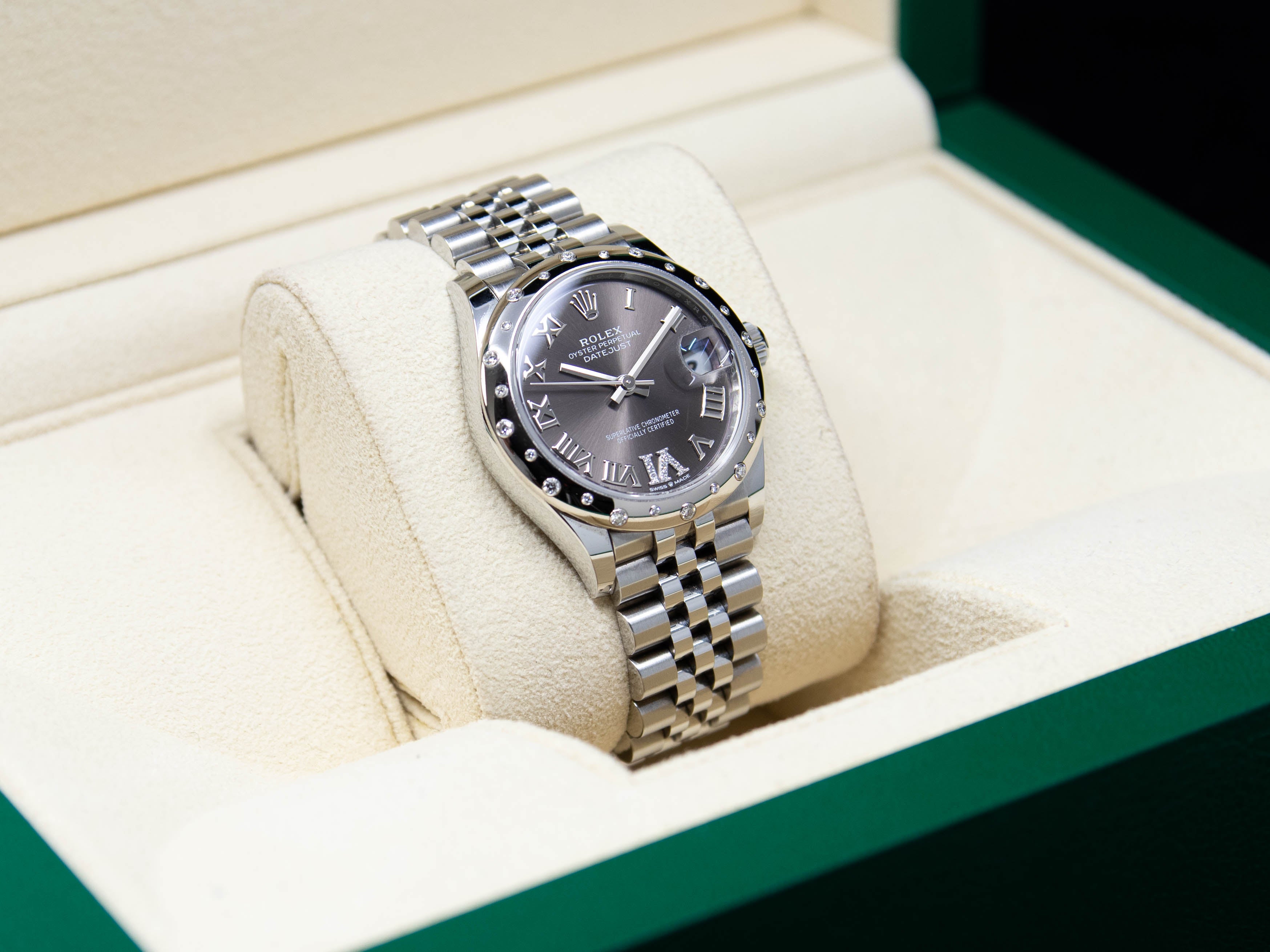 DATEJUST 31MM ROMAN STAINLESS STEEL 07/2023 ref.278344RBR