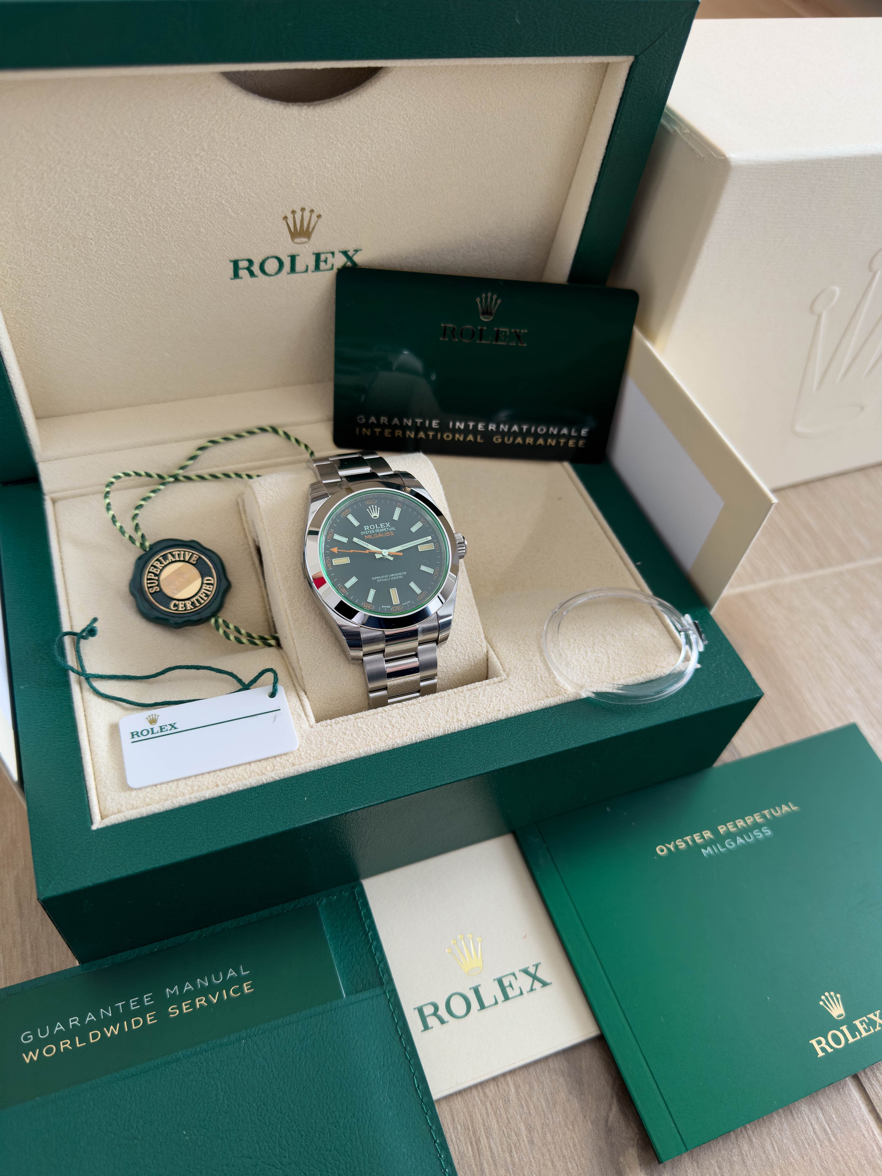 MILGAUSS ref.116400GV 2023 NEW FULL STICKERS