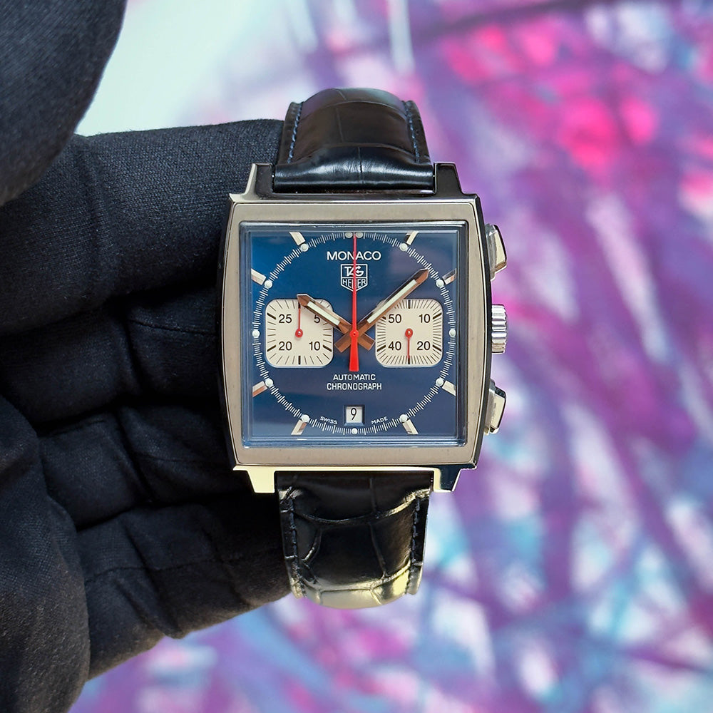 Monaco Chronograph Automatic Cadran Bleu ref.CW2113.FC6183