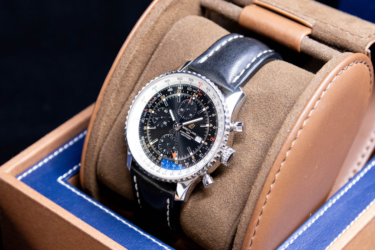 Navitimer Chronograph GMT 46MM ref.A24322121B2X1