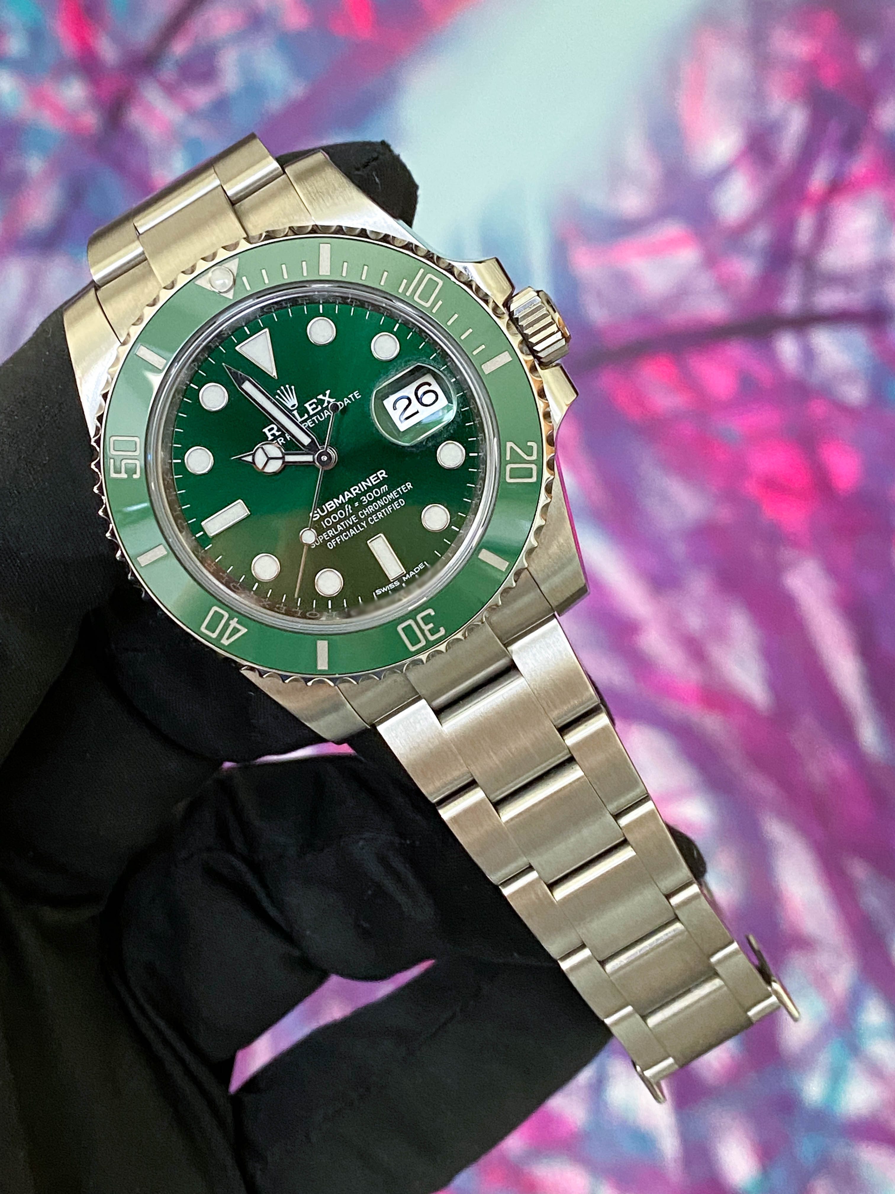 Submariner Date "Hulk" Stainless Steel 2019 ref.116610LV
