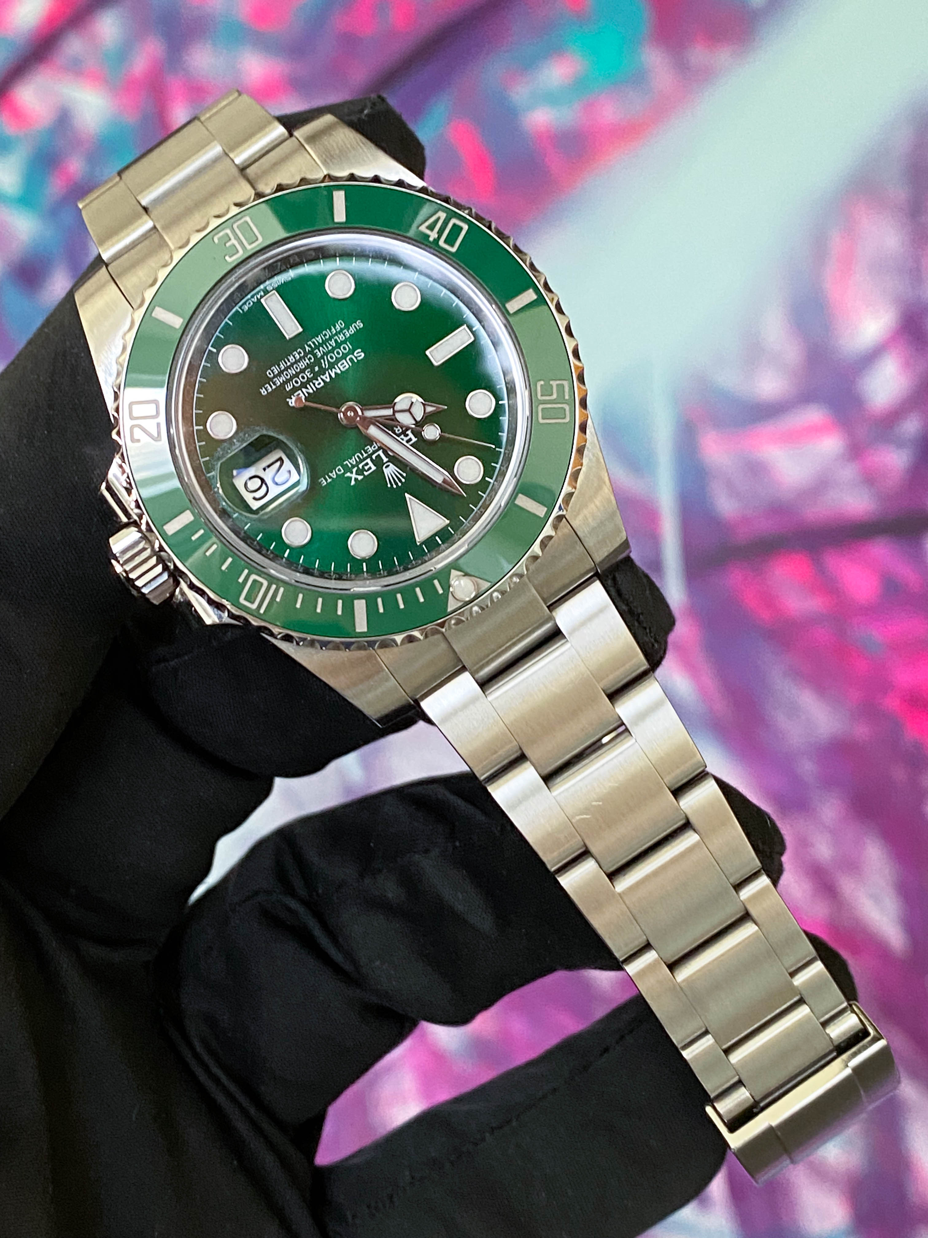 Submariner Date "Hulk" Stainless Steel 2019 ref.116610LV
