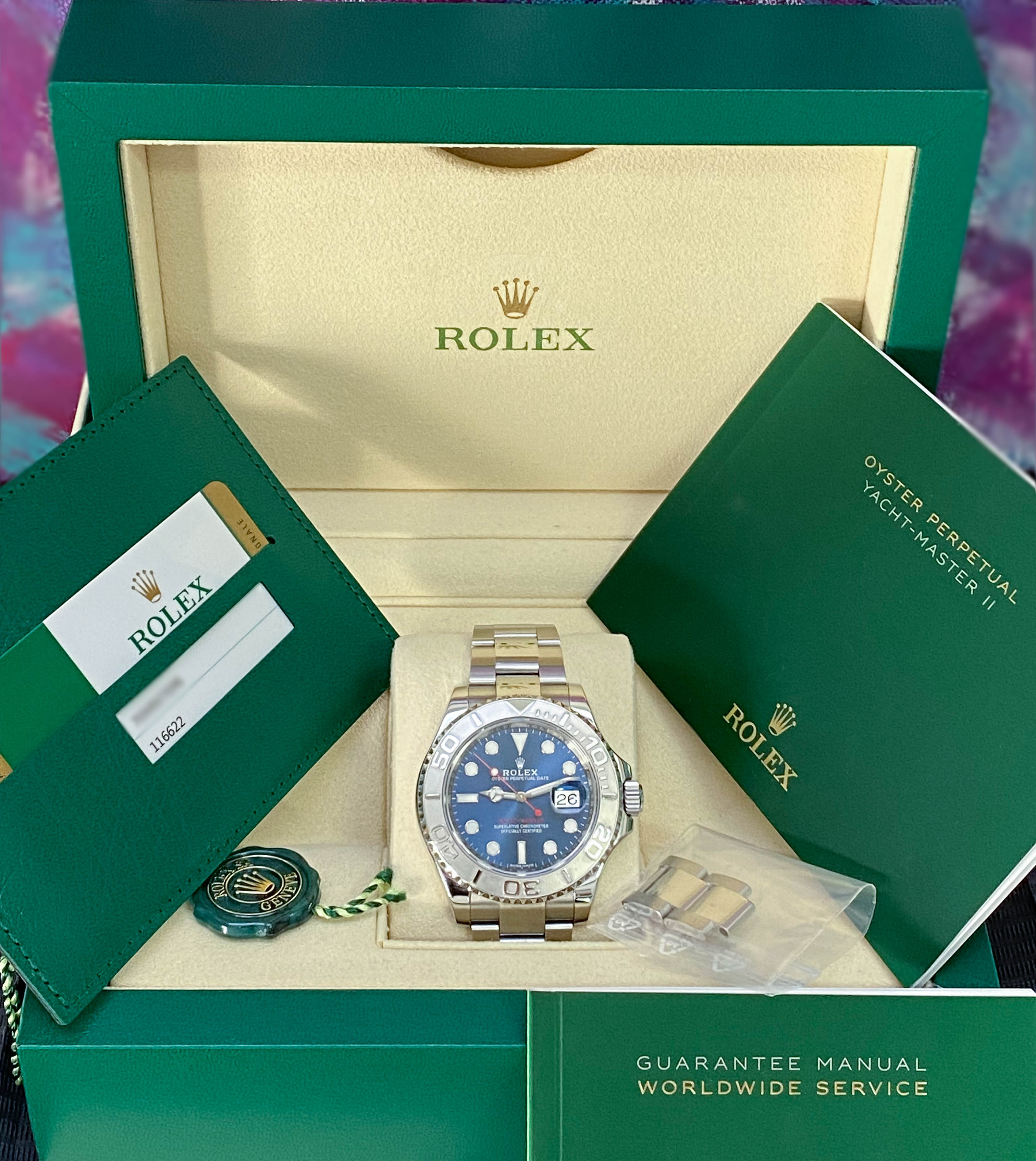 Yacht-Master 40mm Stainless Steel 03/2019 ref.116622