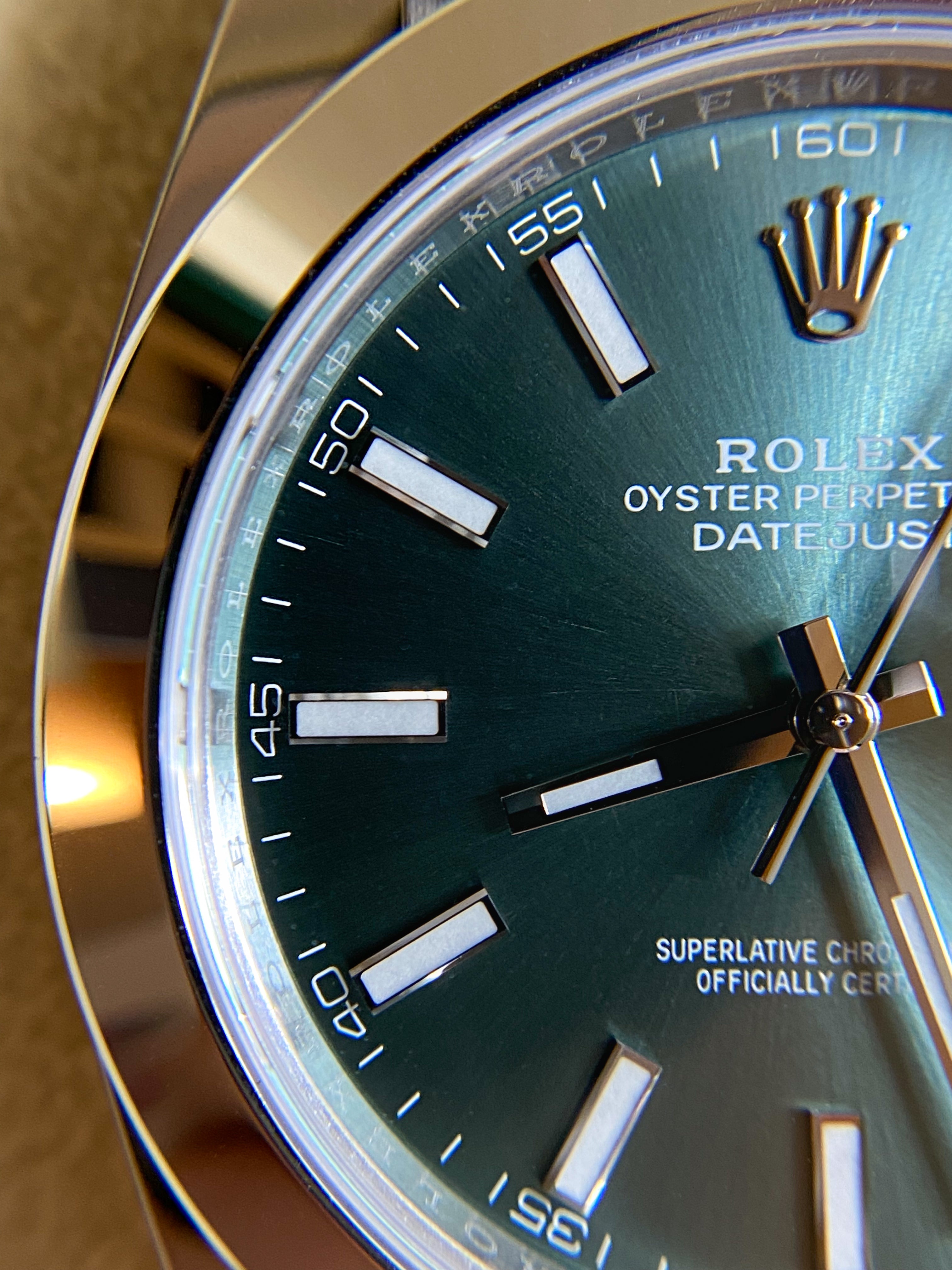 Datejust 41mm Jubilee cadran menthe 12/2022 ref.126300