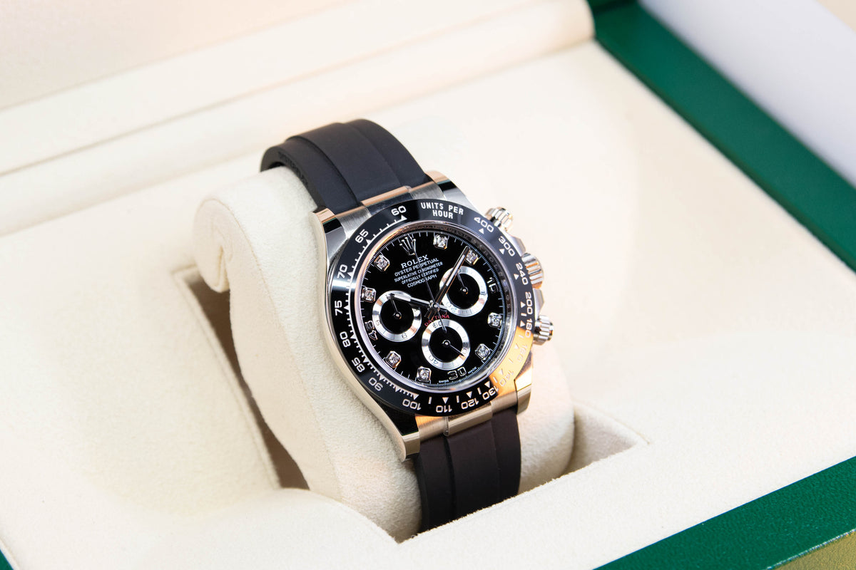 Rolex Daytona Oysterflex Or Blanc 08/2022 ref.116519LN