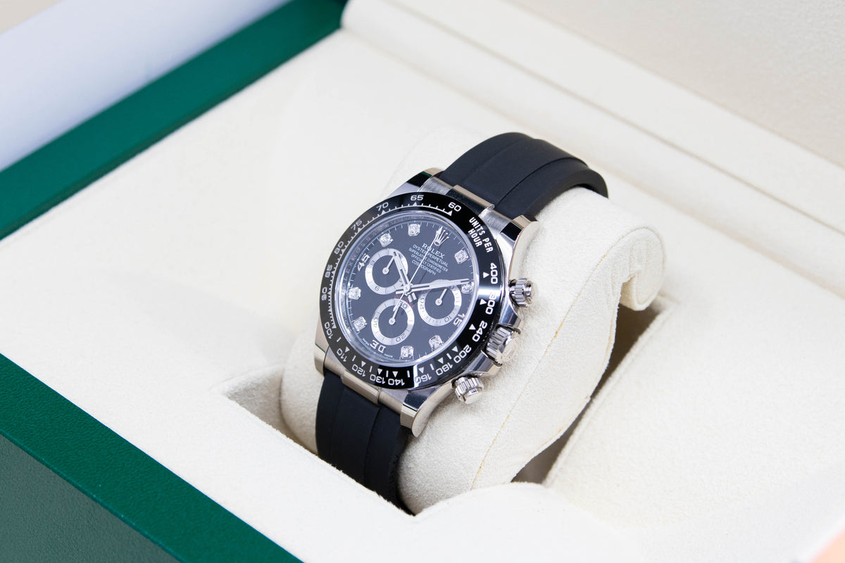Rolex Daytona Oysterflex Or Blanc 08/2022 ref.116519LN