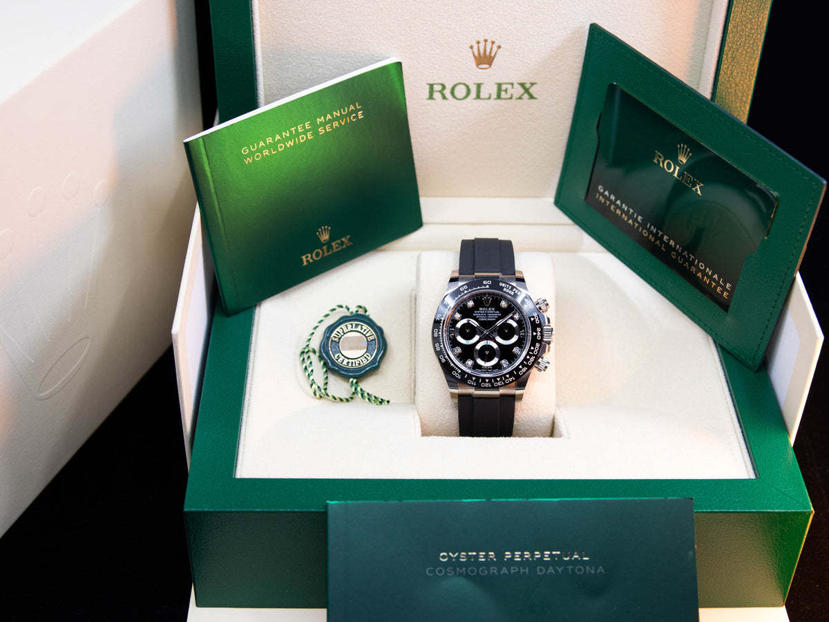 Rolex Daytona Oysterflex Or Blanc 08/2022 ref.116519LN