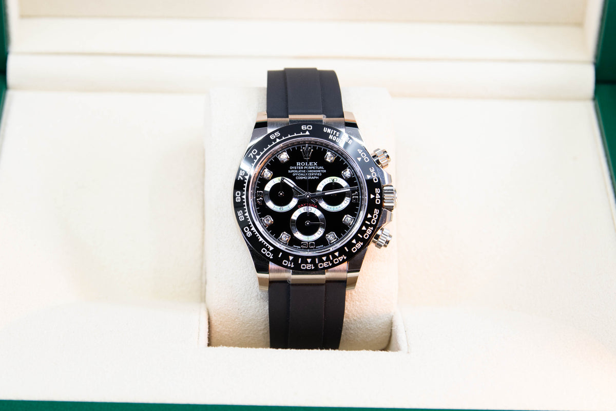 Rolex Daytona Oysterflex Or Blanc 08/2022 ref.116519LN
