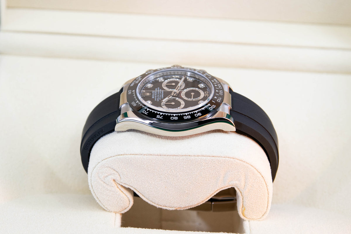 Rolex Daytona Oysterflex Or Blanc 08/2022 ref.116519LN