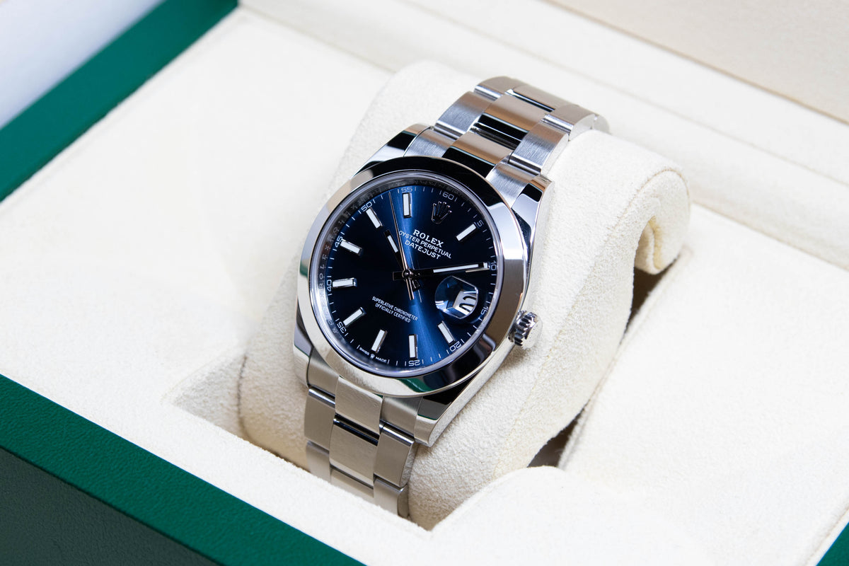Datejust 41 blue Dial 05/2022 ref.126300