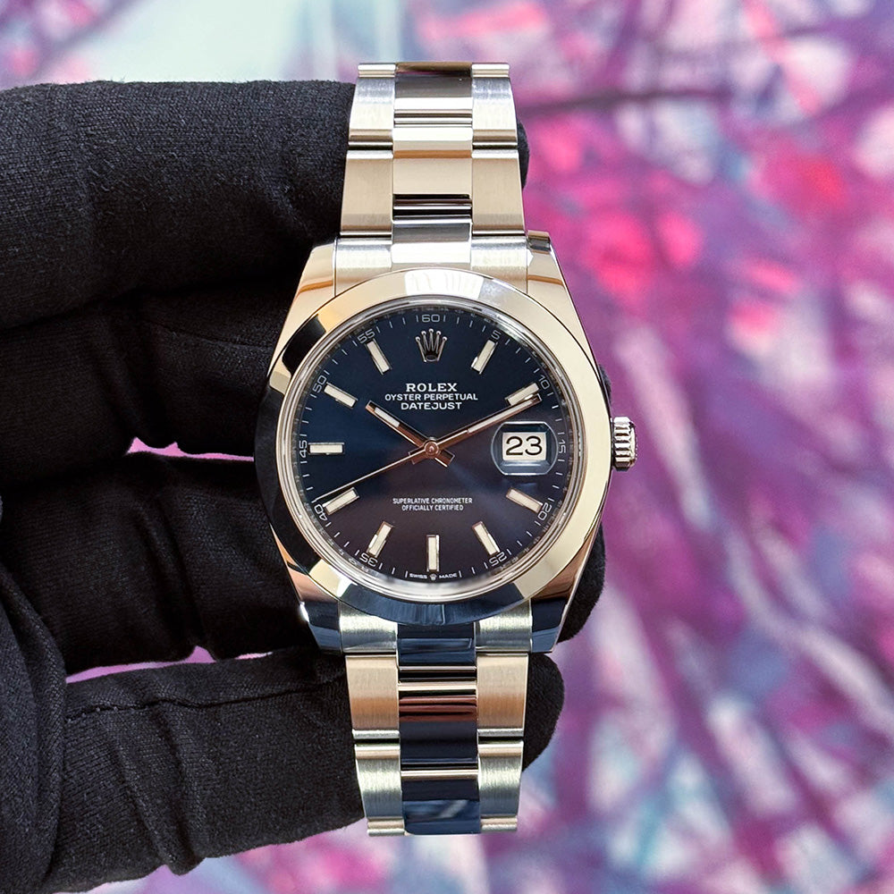 Datejust 41 blue Dial 05/2022 ref.126300