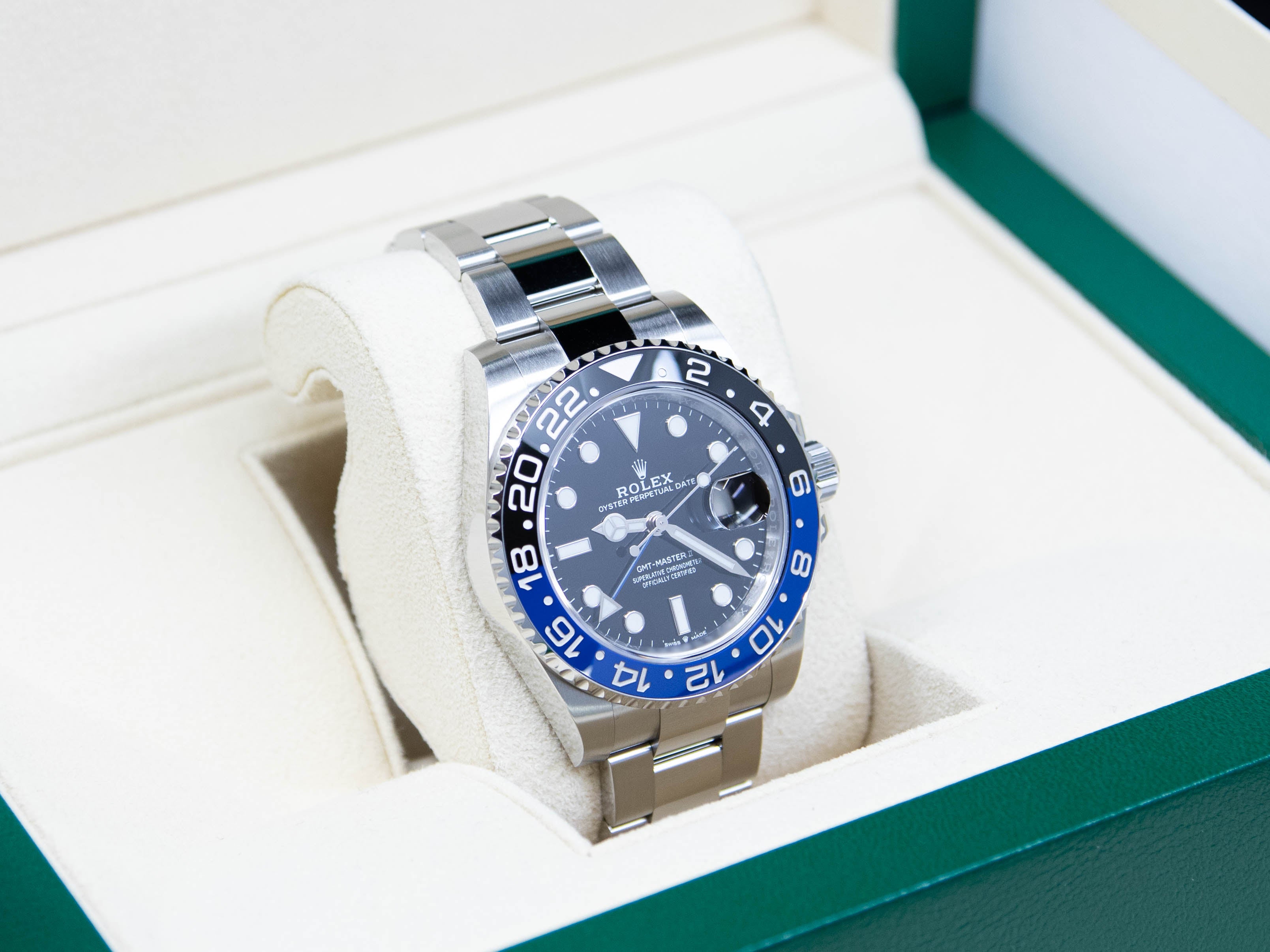 GMT Master II "Batman" 40mm Acier 12/2021 réf.126710BLNR