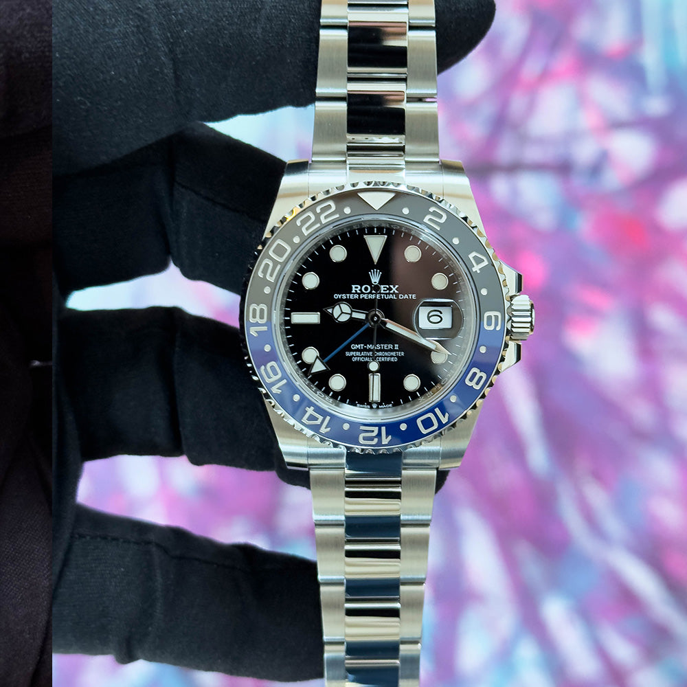 GMT Master II "Batman" 40mm Stainless Steel 12/2021 ref.126710BLNR