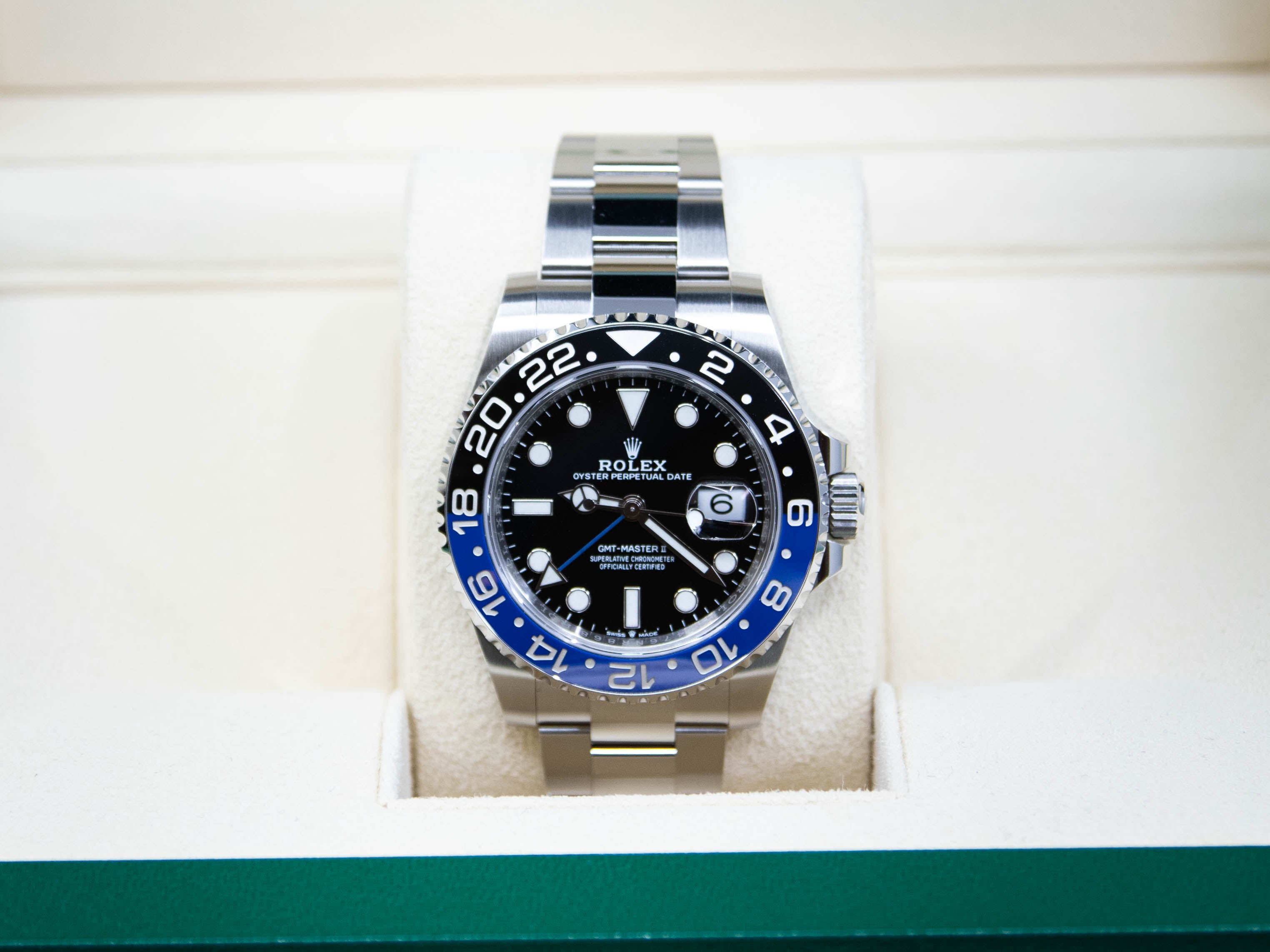 GMT Master II "Batman" 40mm Acier 12/2021 réf.126710BLNR
