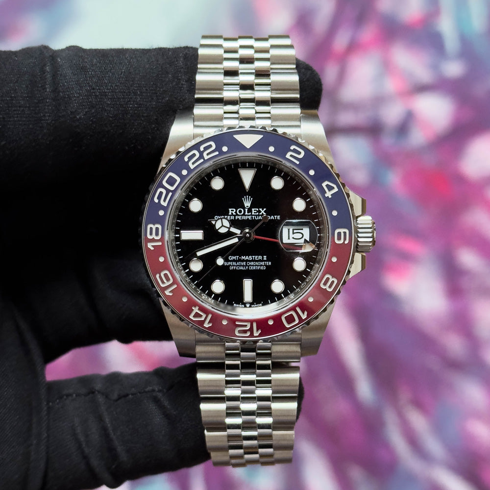GMT Master II "Pepsi" 40mm Stainless Steel new 12/2024 ref.126710BLRO