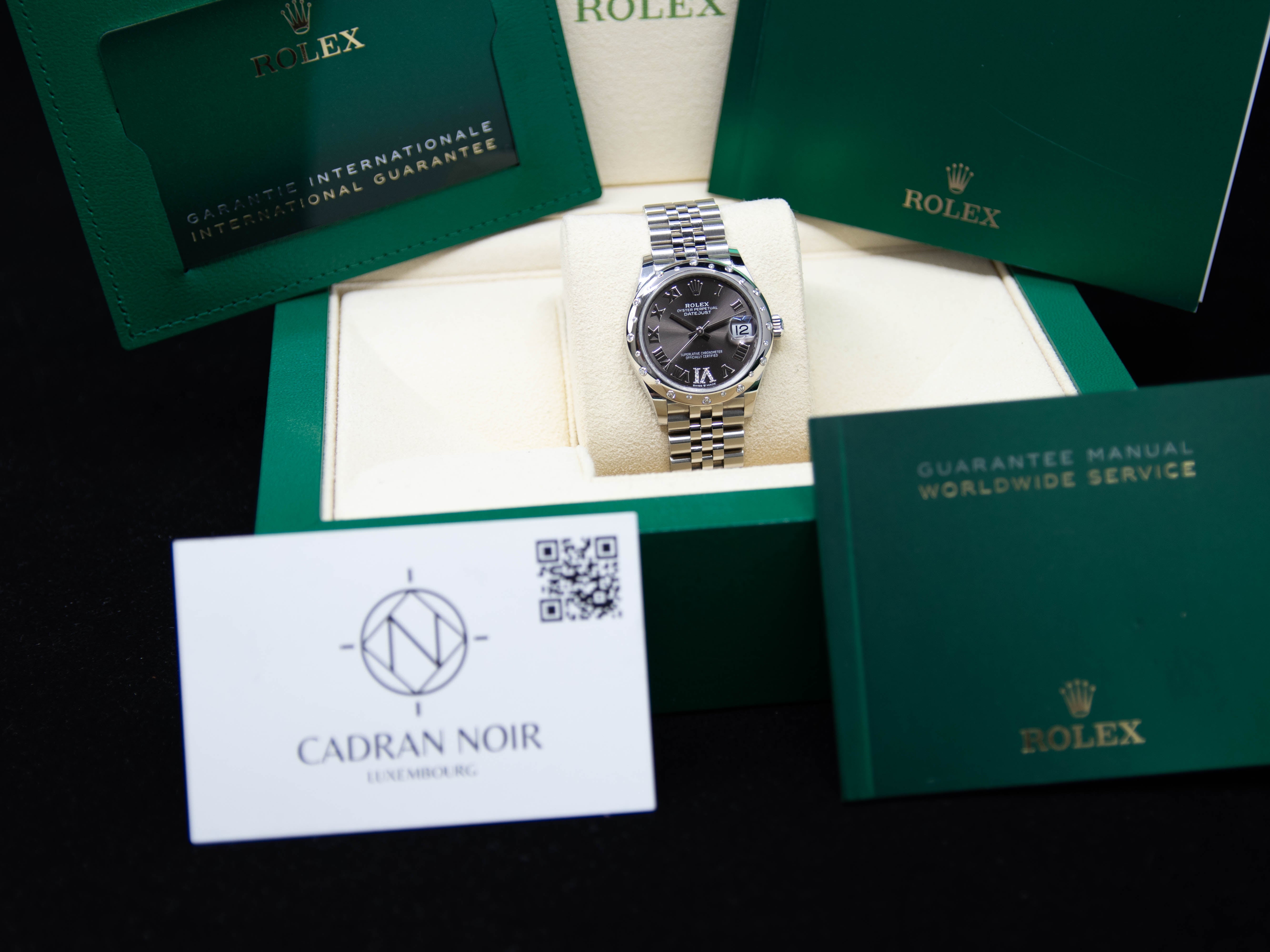 DATEJUST 31MM ROMAN STAINLESS STEEL 07/2023 ref.278344RBR