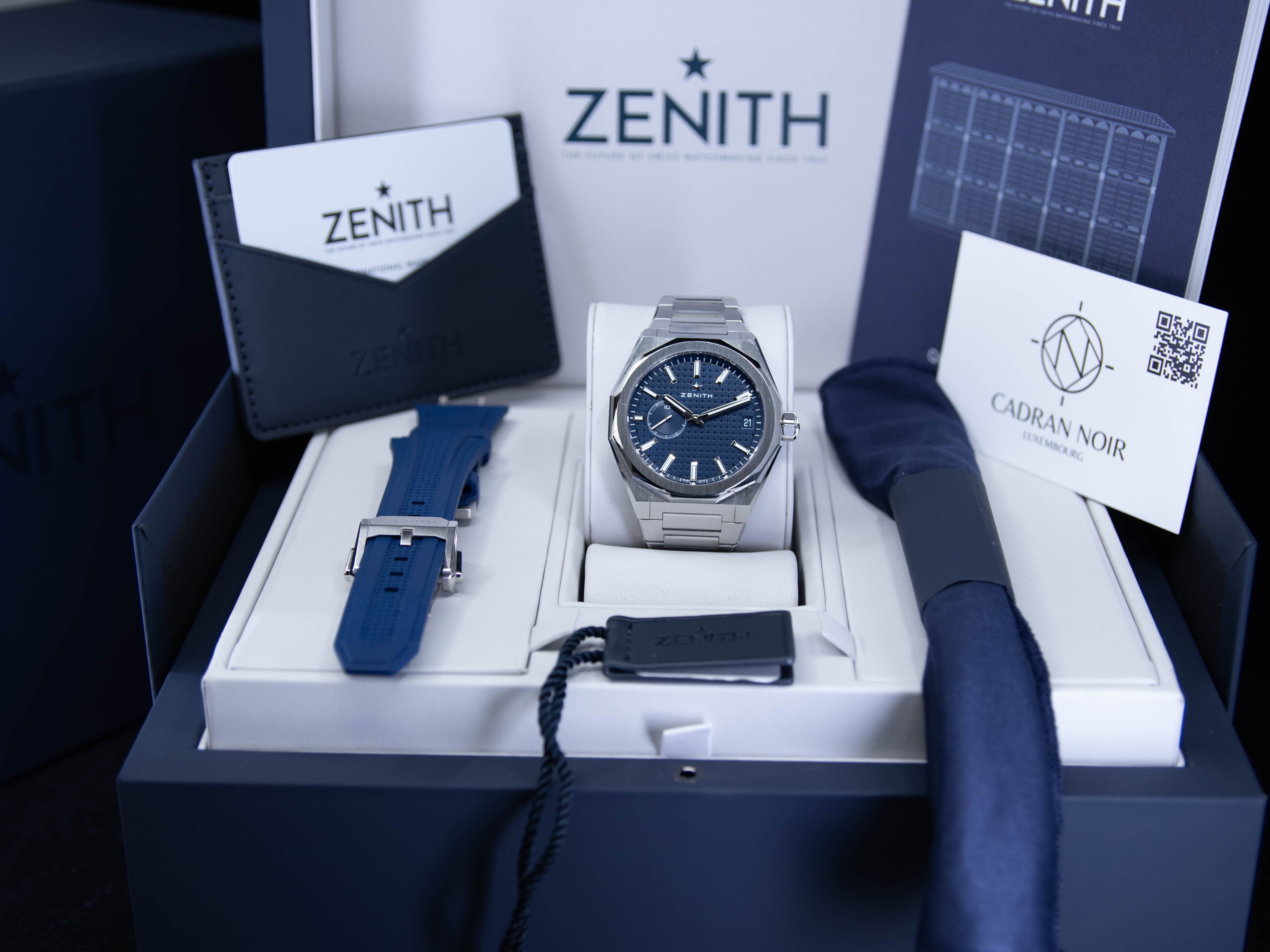 Defy Skyline Blue dial 41mm Stainless Steel 12/2022 ref.03.9300.3620/51.I001