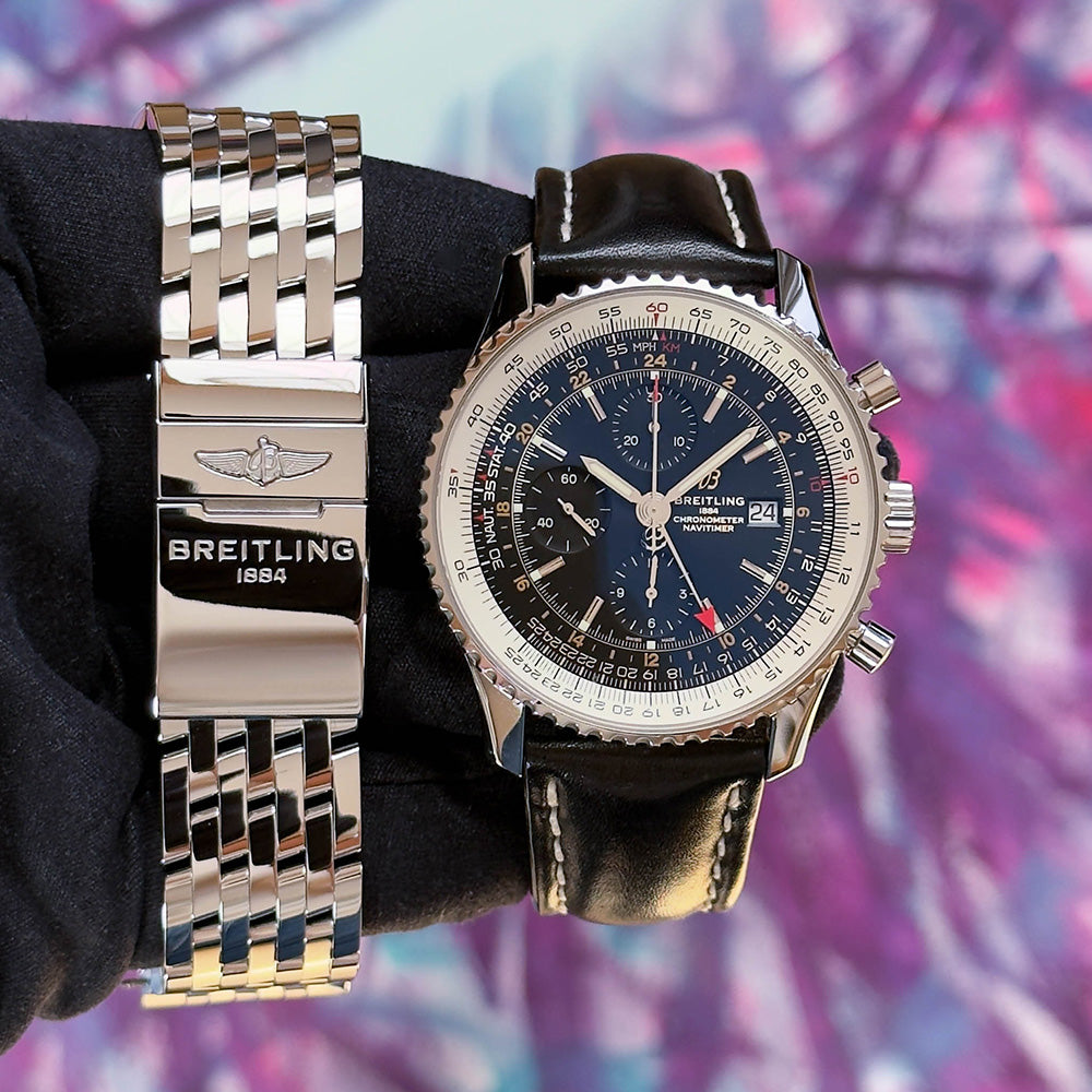 Navitimer Chronograph GMT 46MM ref.A24322121B2X1