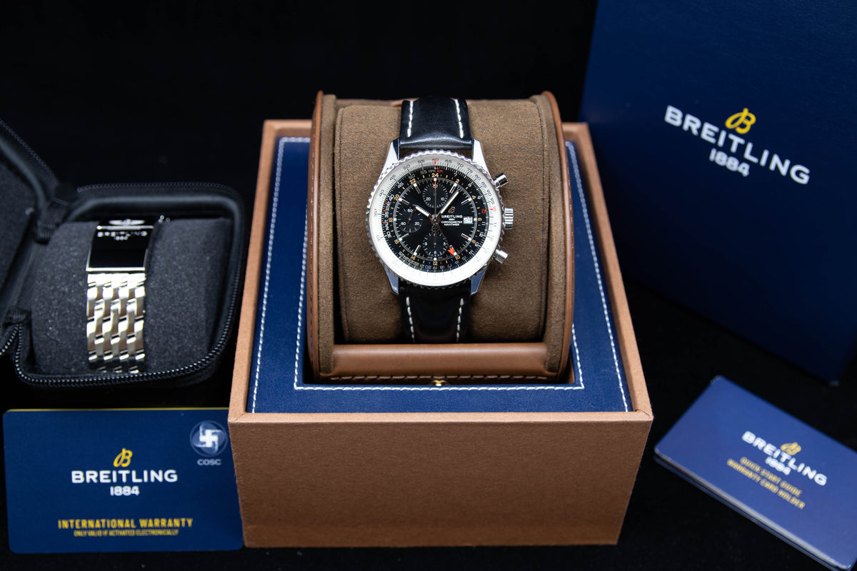 Navitimer Chronograph GMT 46MM ref.A24322121B2X1